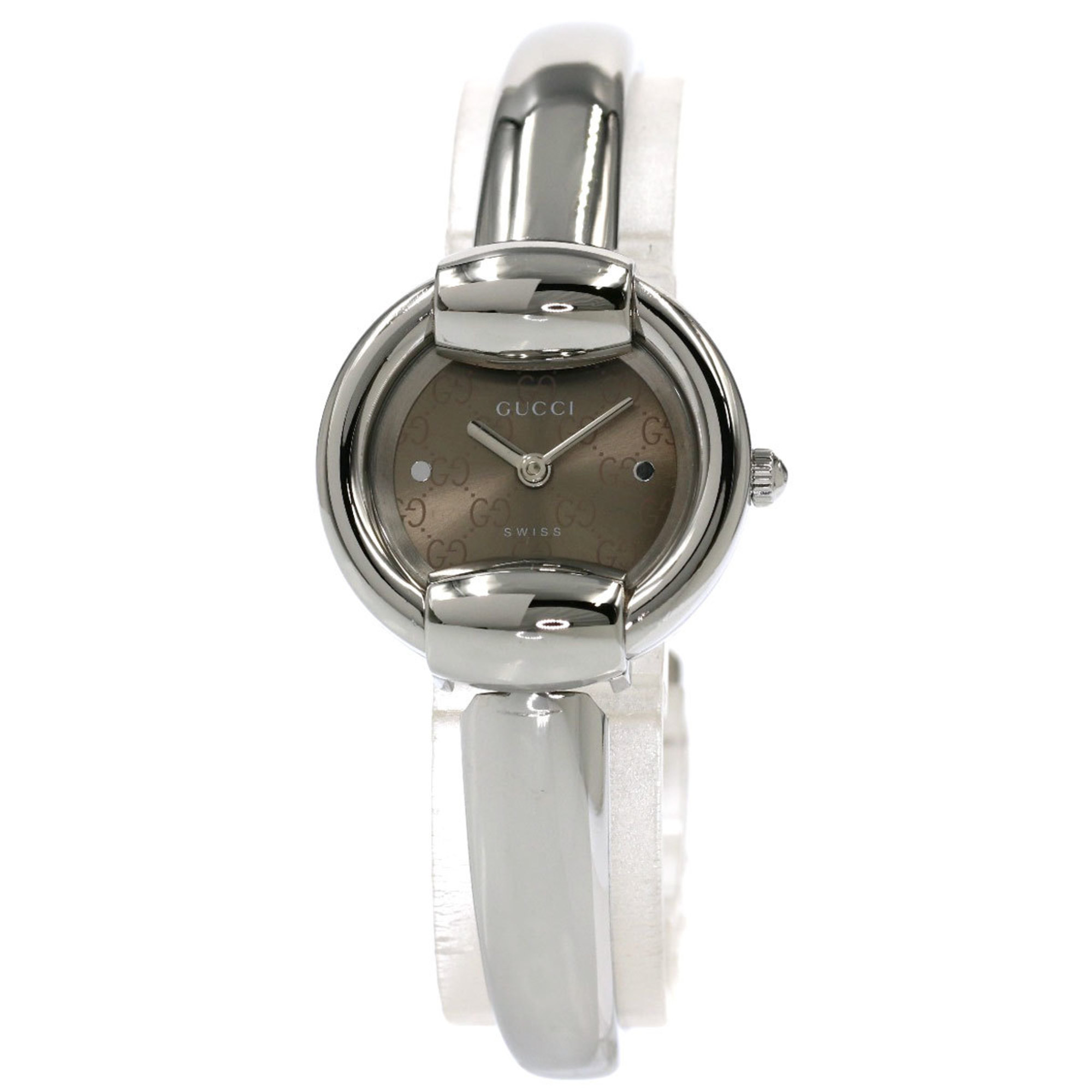 Gucci 1400l Gg Dial Watch Stainless SteelSs Ladies